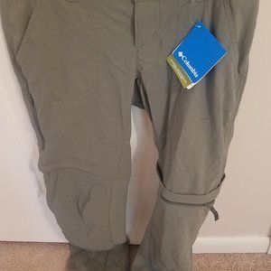 Women's Columbia Green convertible hiking pants